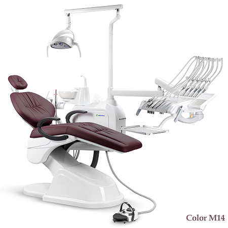 GreenMED S200 – Стоматологическая установка с мягкой обивкой и с верхней подачей